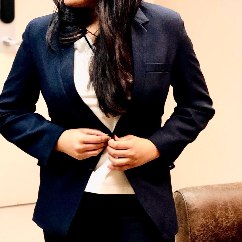 Royal Blue Blazer and fitted Pant Suits